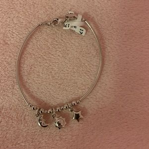Moon sun star baby bracelet